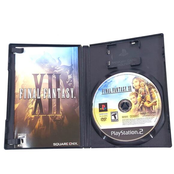 Final Fantasy XII FFXII PS2 Game Complete CIB Sony PlayStation 2 JRPG USED - Picture 3 of 3